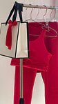Set short rojo pretina cruzada - Miniatura 2