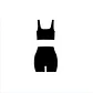 Set short negro brilante - Miniatura 1