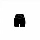 Short negro cruzado con bolsillo - Miniatura 1