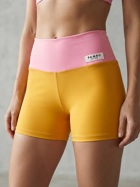 Short Rosa+Amarillo