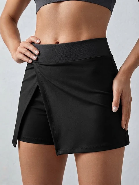 Falda Short Negra