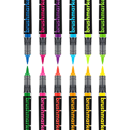 BrushmarkerPRO NEON | 12 Colores individuales