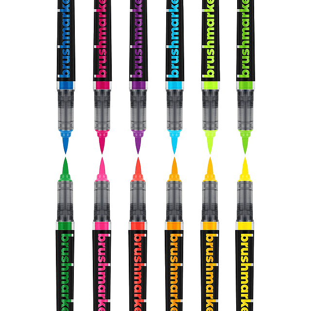 BrushmarkerPRO NEON | 12 Colores individuales