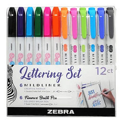 Set Lettering Zebra 12