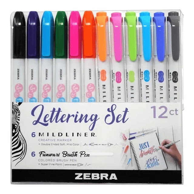 Set Lettering Zebra 12