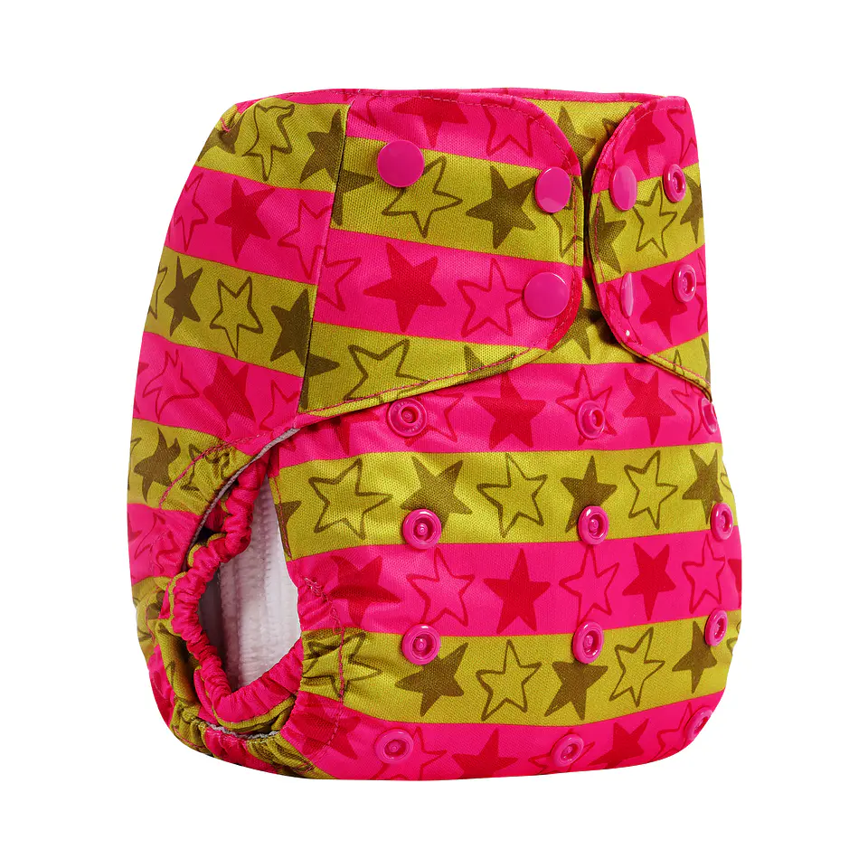 Pañal de tela Pampi Lo - Lovely Shapes 1