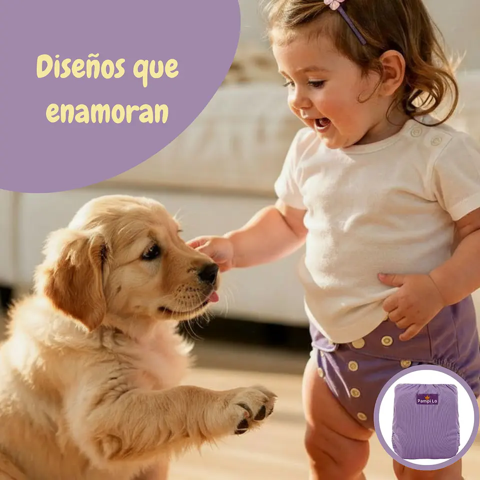 Pañal de tela Pampi Lo - Sweet Basics 6