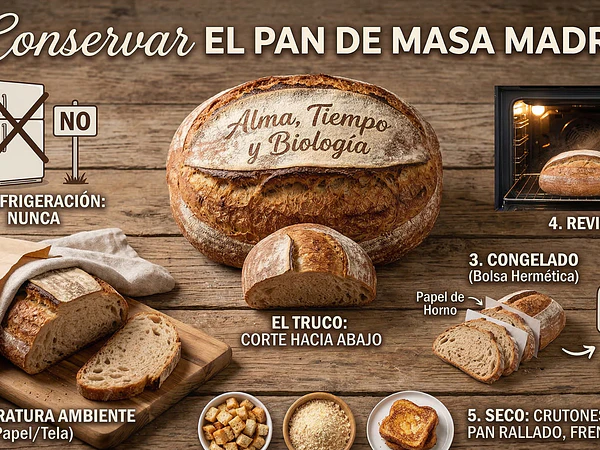 No lo botes, gestiónalo: El arte de conservar un pan con alma