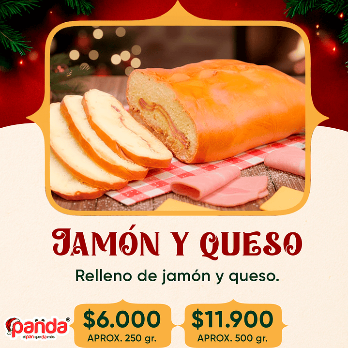 Pan de Jamón y Queso 1