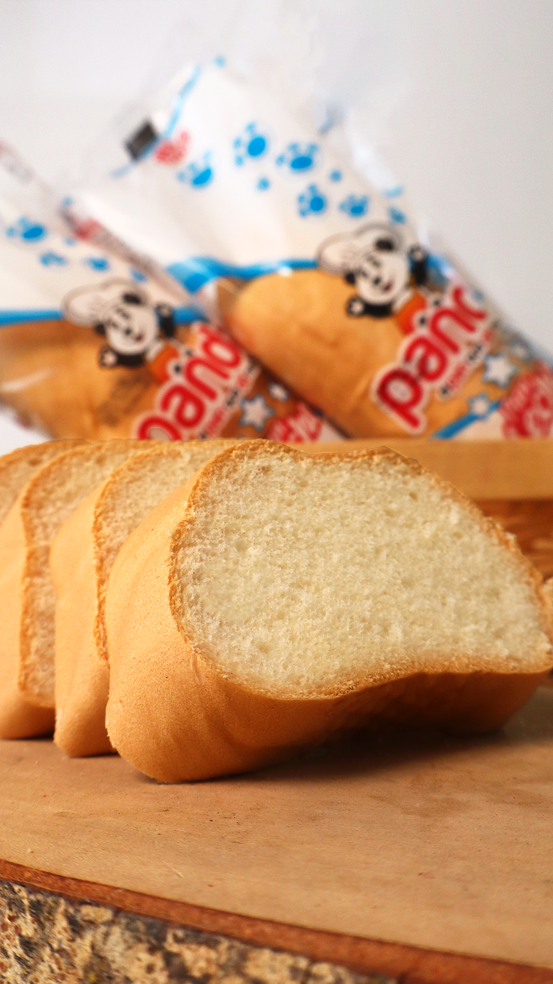 Pan de Leche Panda esponjoso