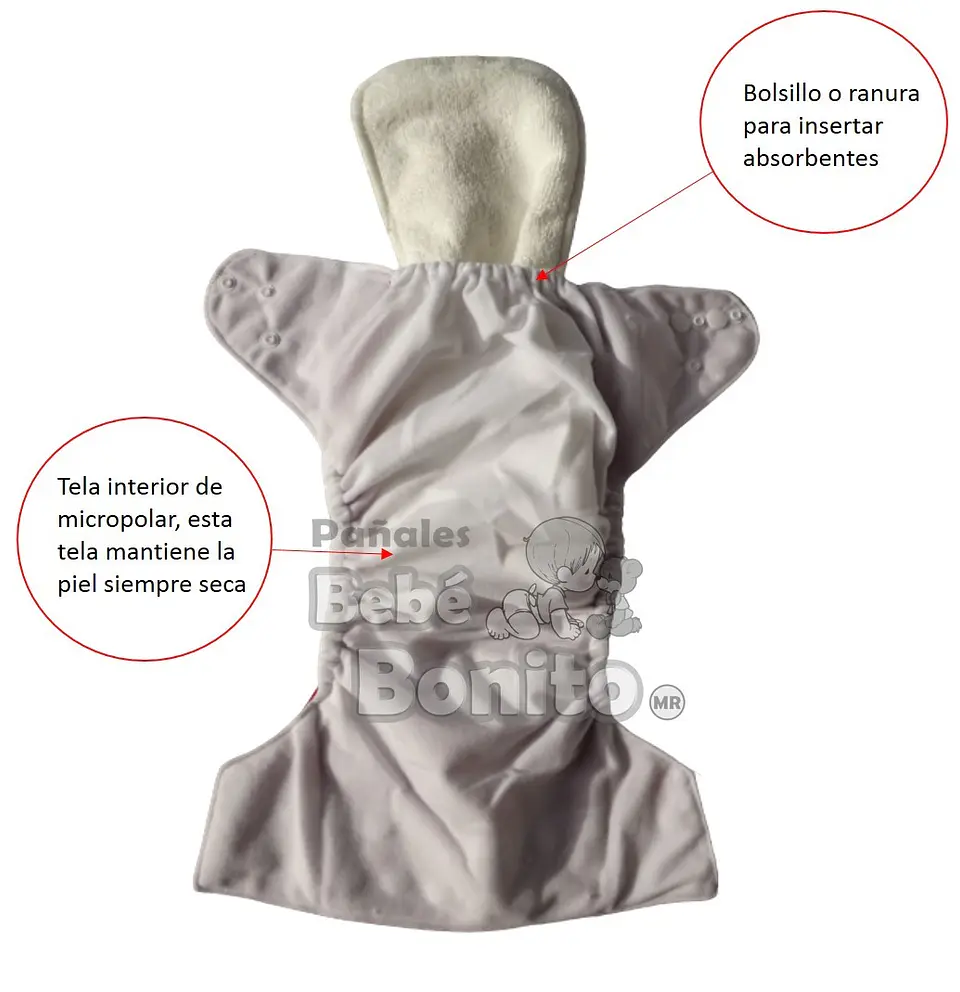Pañal Clasico de bolsillo 3
