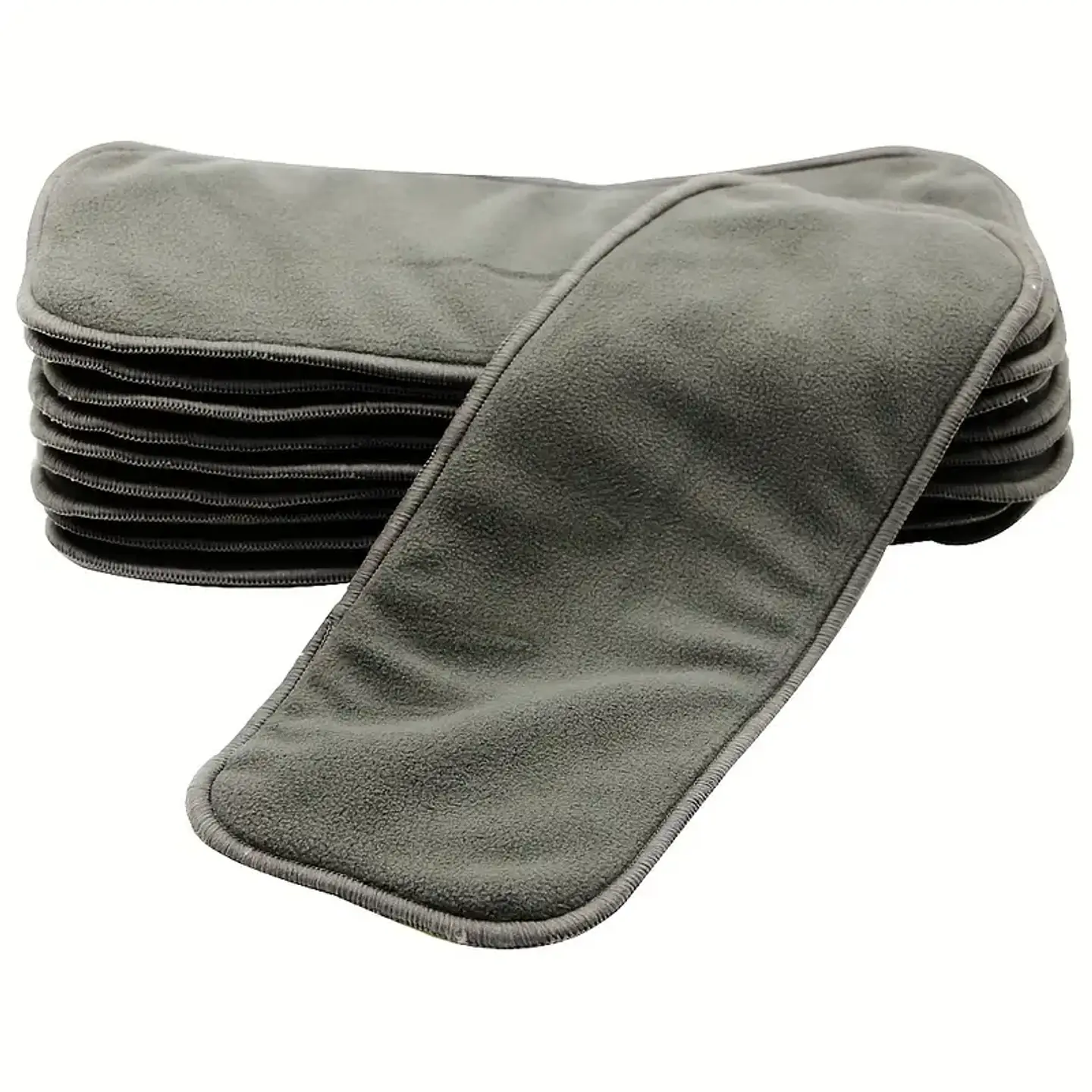 Pack 10 Insertos de Bambú Charcoal de 4 Capas para Pañales de Tela 1