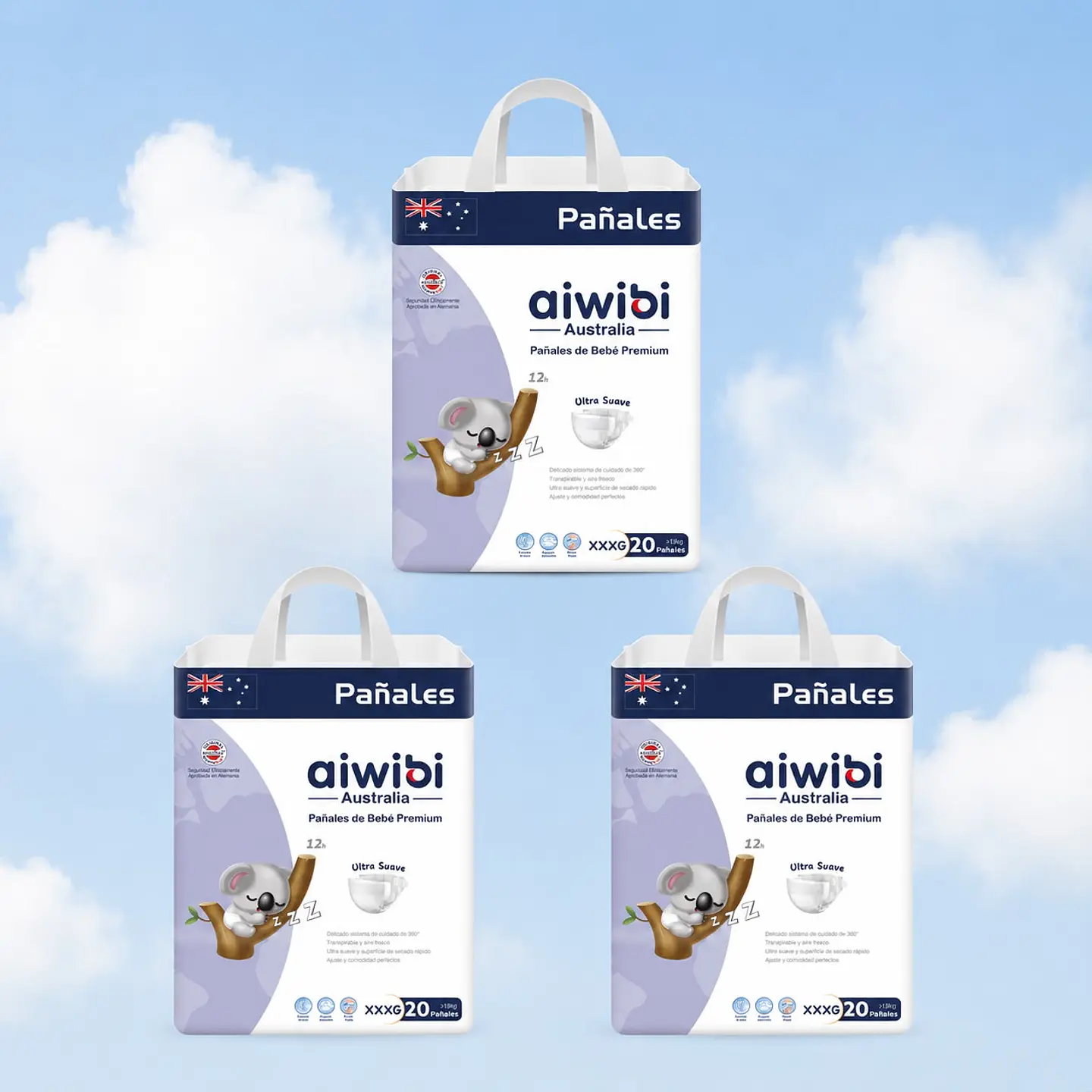 AIWIBI TALLA XXXG - 60 UNIDADES 1