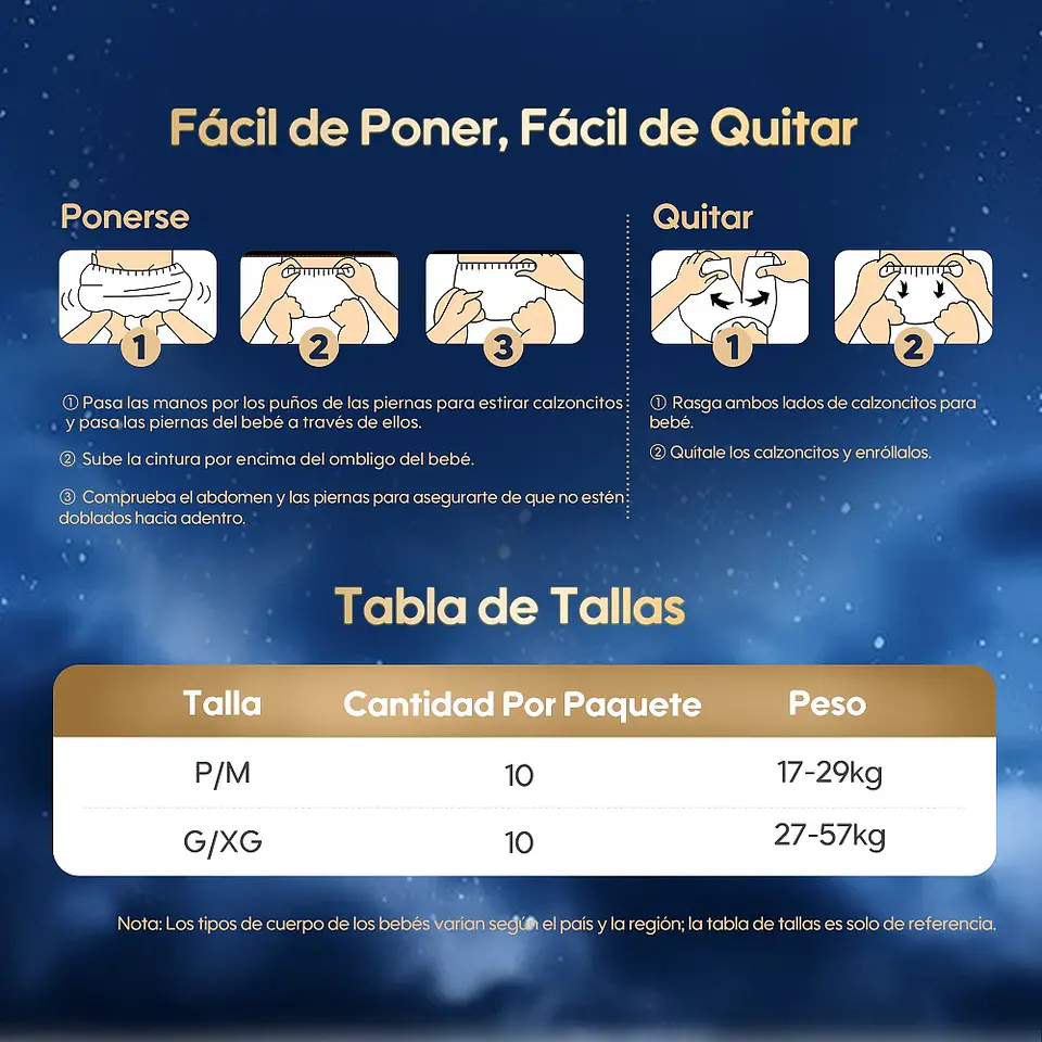 AIWIBI COMFYNITE TALLA L/XL - 10 UNIDADES 2