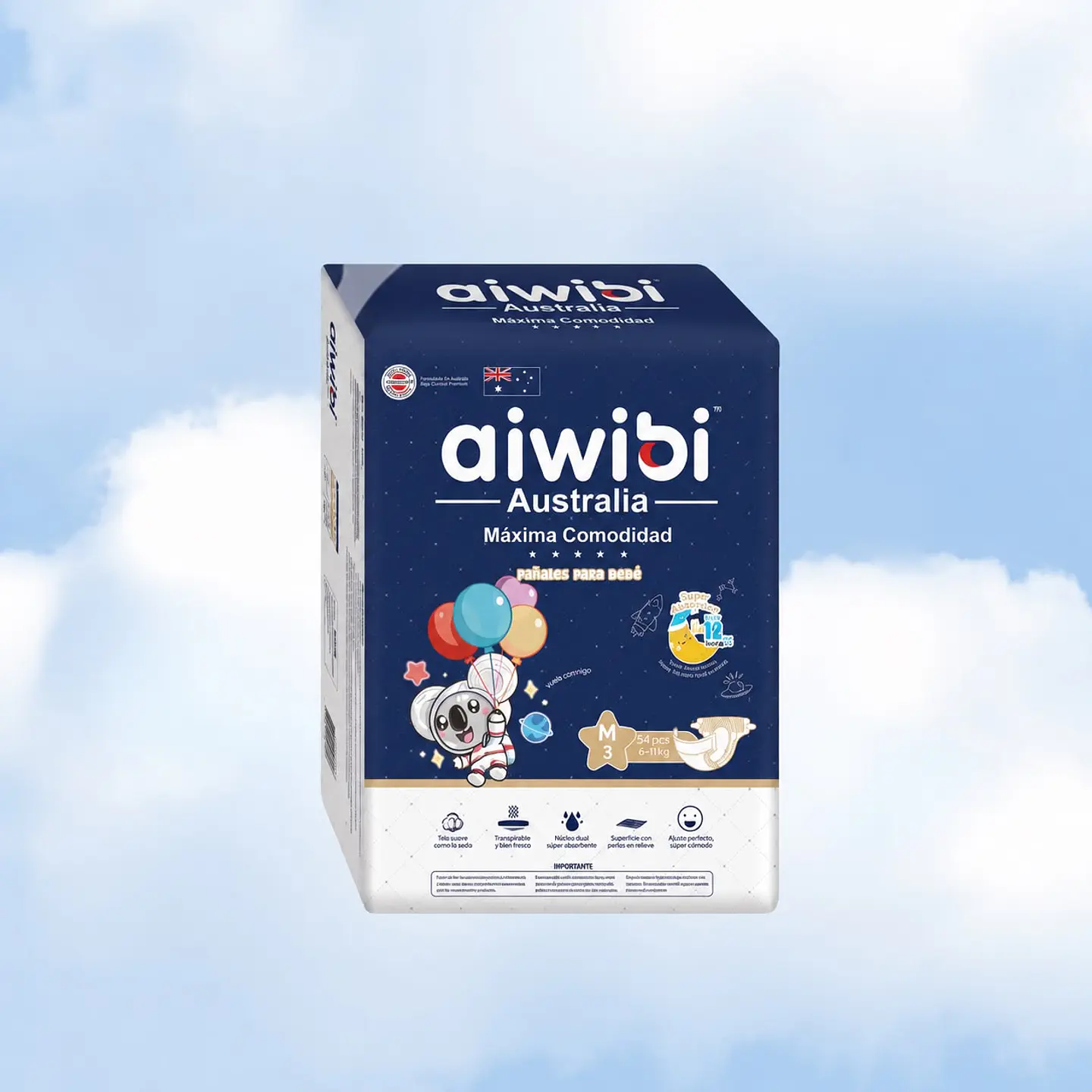 AIWIBI NOCHE TALLA M - 54 UNIDADES 1