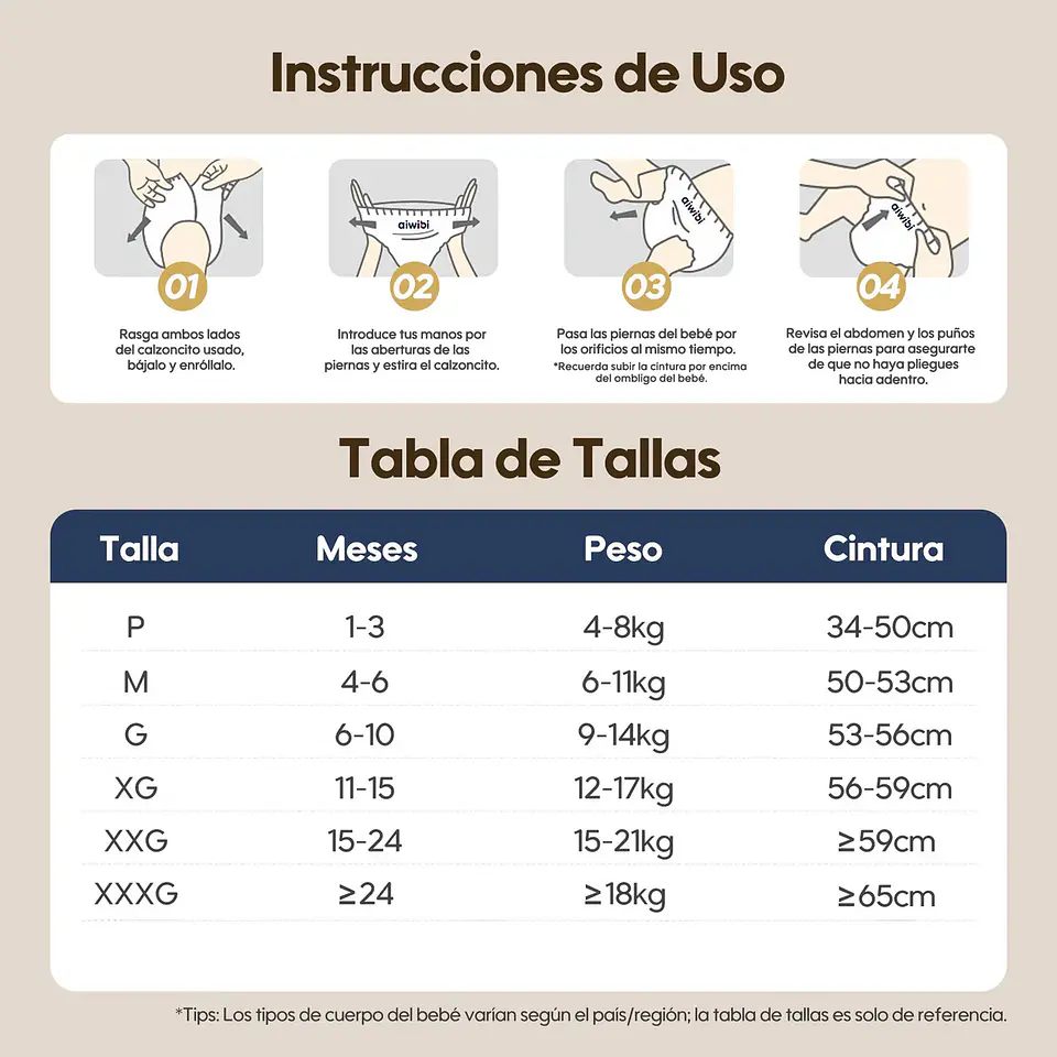 AIWIBI PANTS TALLA XG - 40 UNIDADES 4