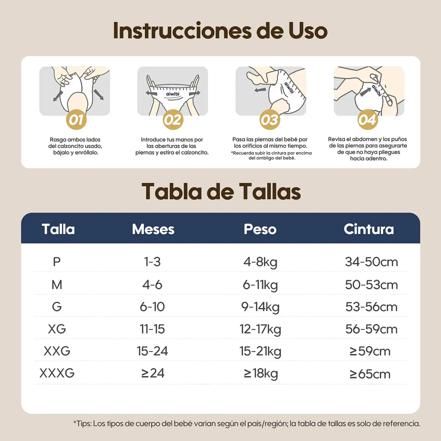 AIWIBI PANTS TALLA XXG - 72 UNIDADES 5