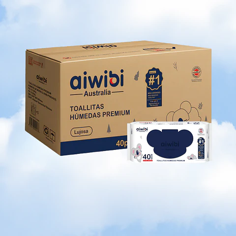 TOALLITAS HUMEDAS AIWIBI PREMIUM 40 - 20 UNIDADES