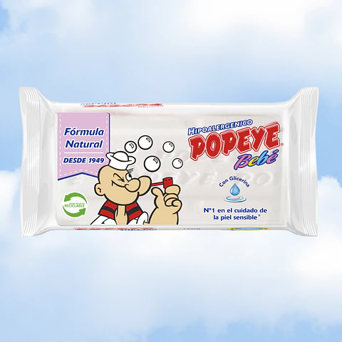 POPEYE JABÓN BARRA BEBÉ