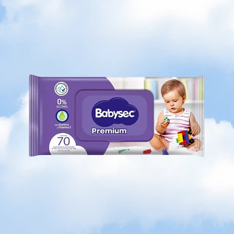 TOALLITAS HUMEDAS BABYSEC 70 - 1 UNIDAD