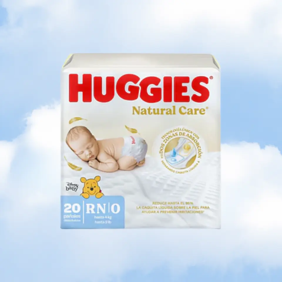HUGGIES NATURAL CARE RECIEN NACIDO - 20 UNIDADES 1