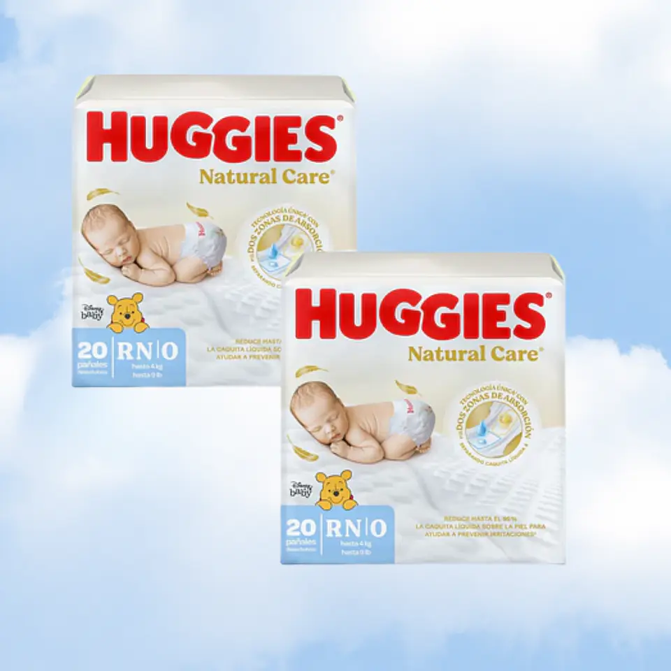 HUGGIES NATURAL CARE RECIEN NACIDO - 40 UNIDADES 1