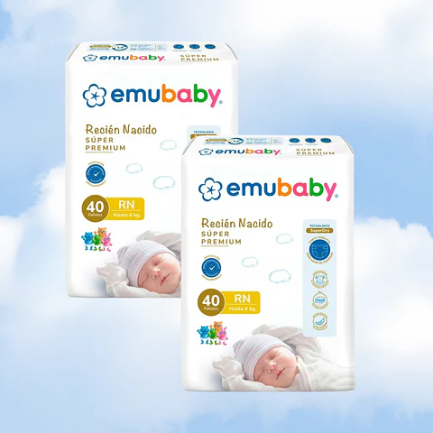 EMUBABY PREMIUM RECIEN NACIDO - 80 UNIDADES