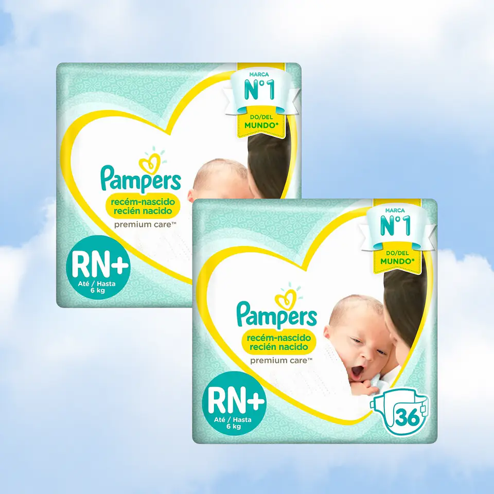 PAMPERS PREMIUM CARE RN+ - 72 UNIDADES 1