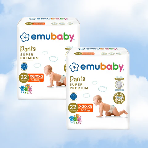 EMUBABY PANTS SUPER PREMIUM XG/XXG -  44 UNIDADES