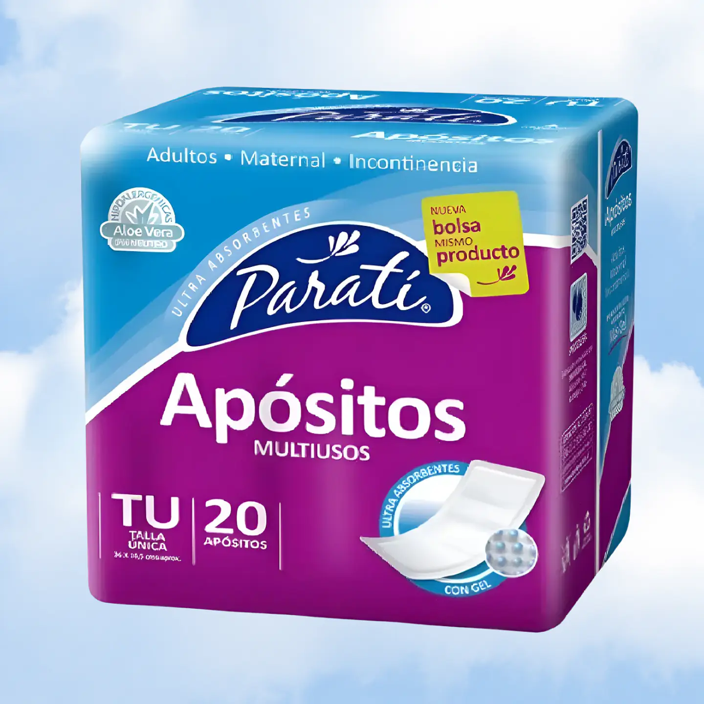 APÓSITOS PARA TI TALLA UNICA - 20 UNIDADES 1