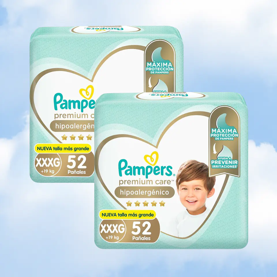 PAMPERS PREMIUM CARE TALLA XXXG - 104 UNIDADES 1