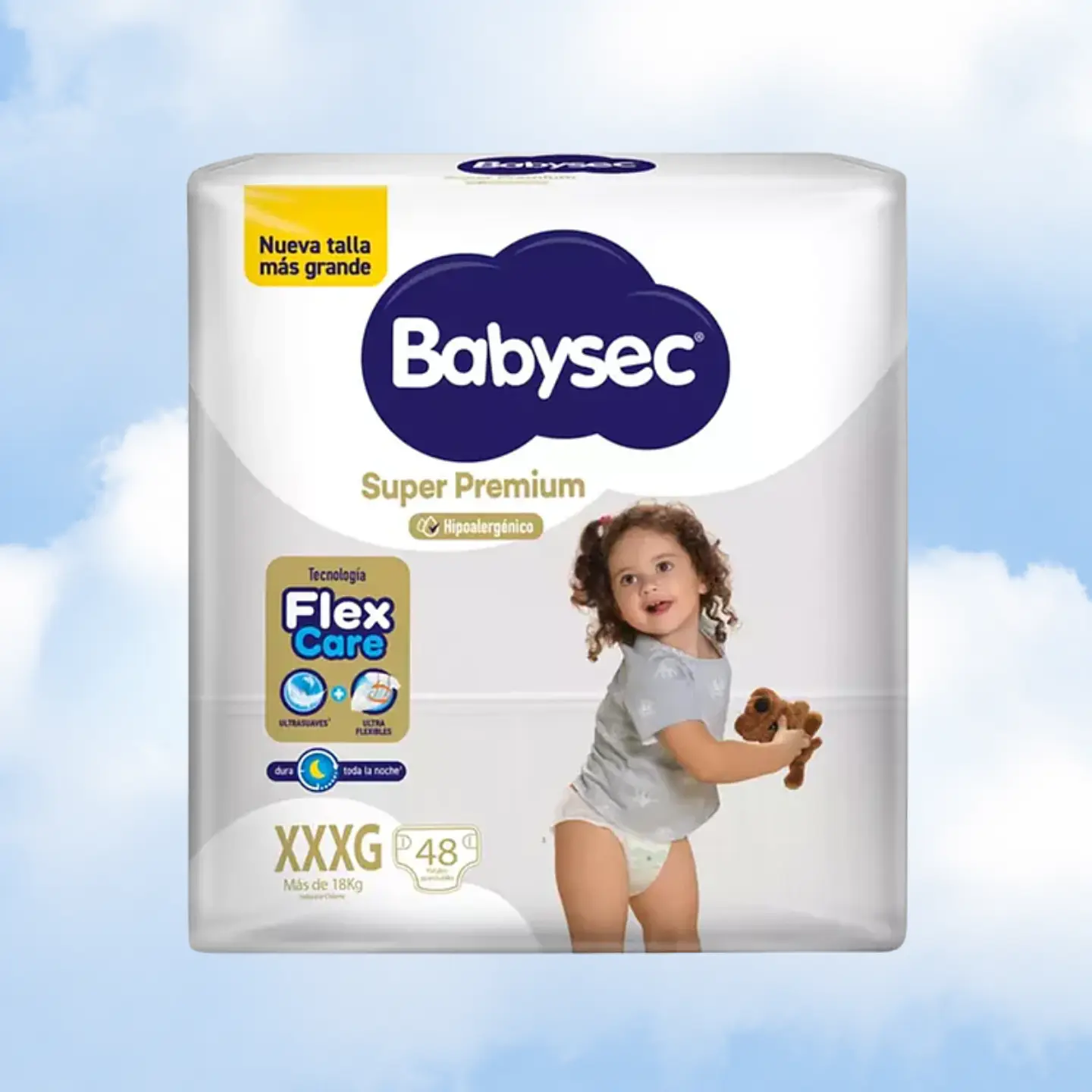 BABYSEC SUPER PREMIUM TALLA XXXG - 48 UNIDADES 1