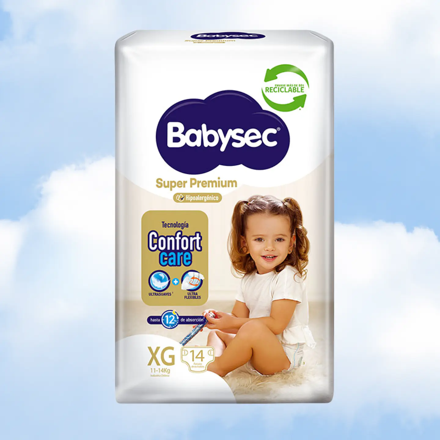 BABYSEC SUPER PREMIUM TALLA XG - 112 UNIDADES 2