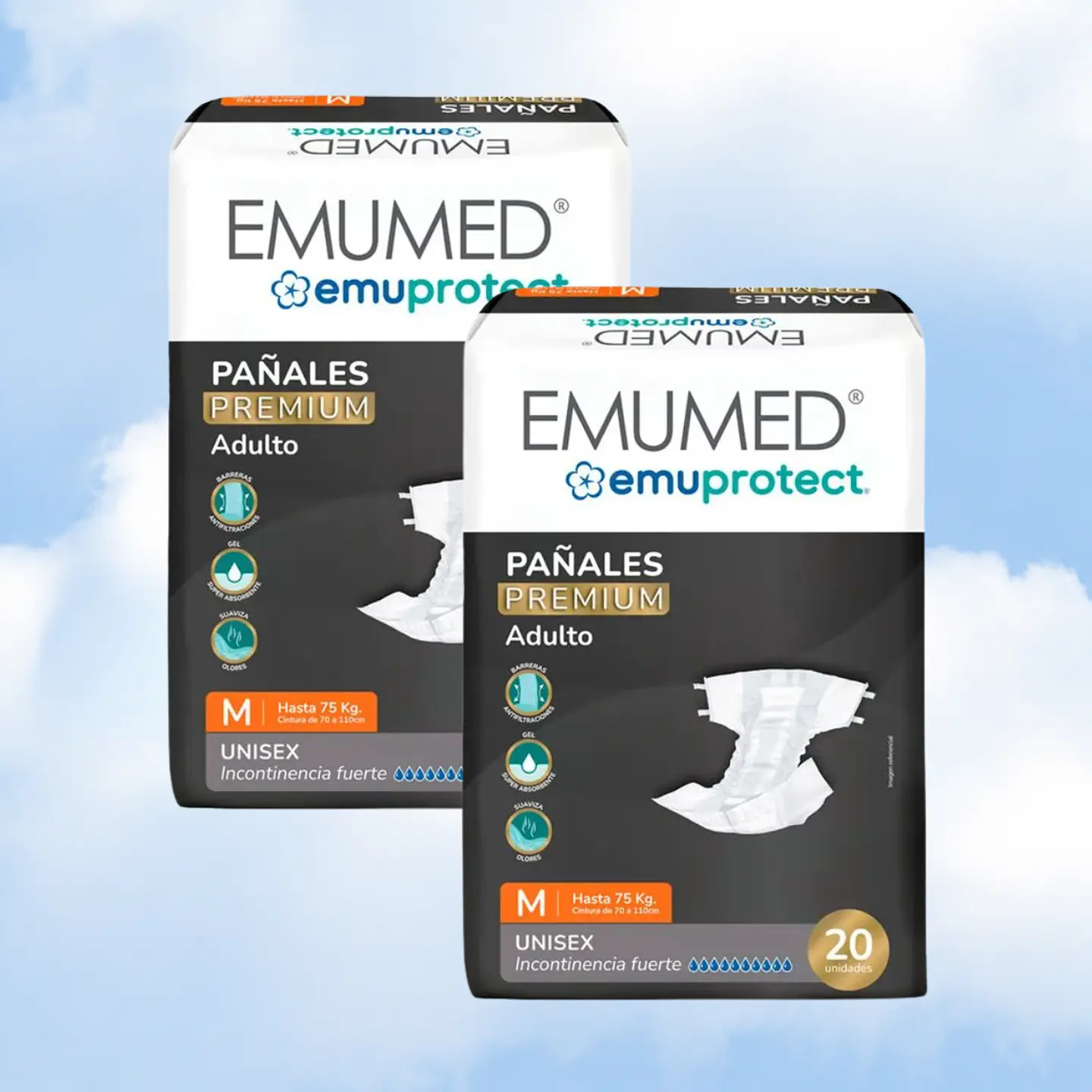 EMUMED TALLA M - 40 UNIDADES 1