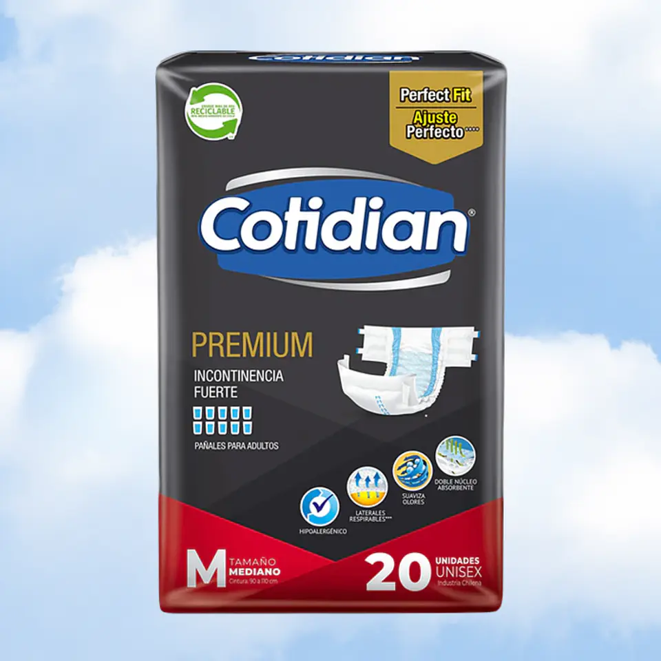 COTIDIAN PREMIUM TALLA M - 20 UNIDADES 1
