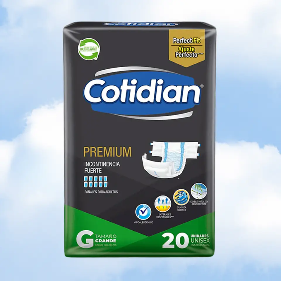 COTIDIAN PREMIUM TALLA G - 40 UNIDADES 2