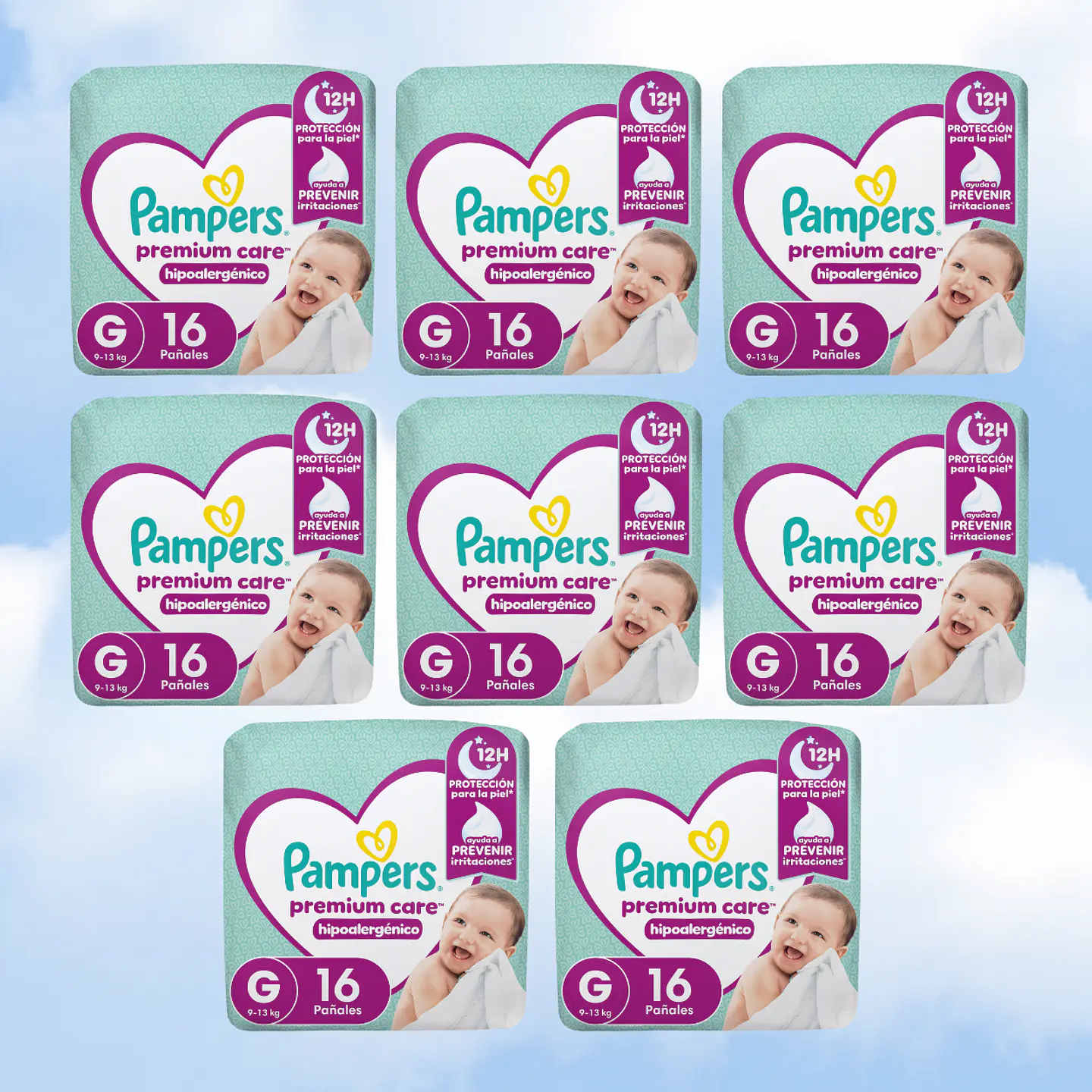 PAMPERS PREMIUM CARE TALLA G - 128 UNIDADES 1