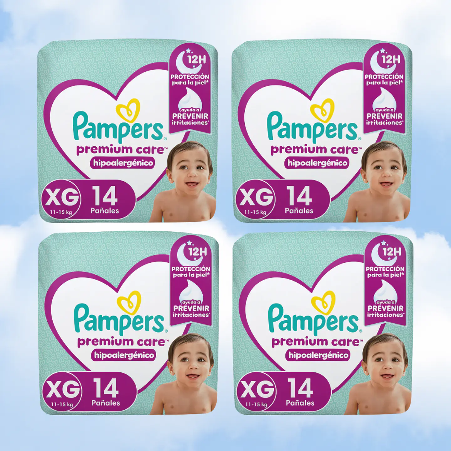 PAMPERS PREMIUM CARE TALLA XG - 56 UNIDADES 1