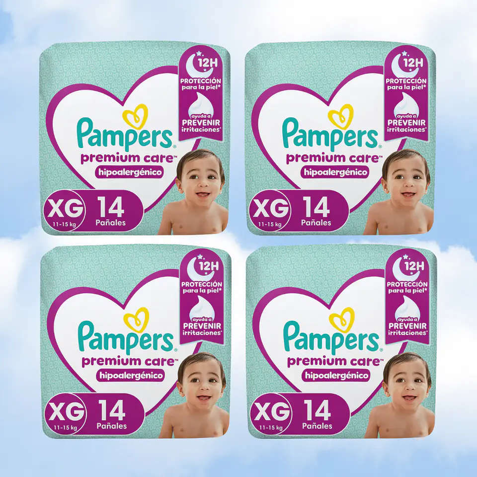 PAMPERS PREMIUM CARE TALLA XG - 56 UNIDADES 1