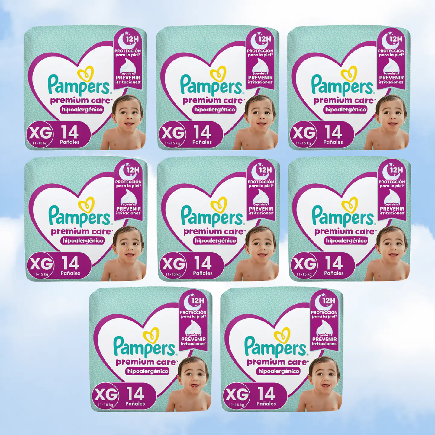PAMPERS PREMIUM CARE TALLA XG - 112 UNIDADES 1