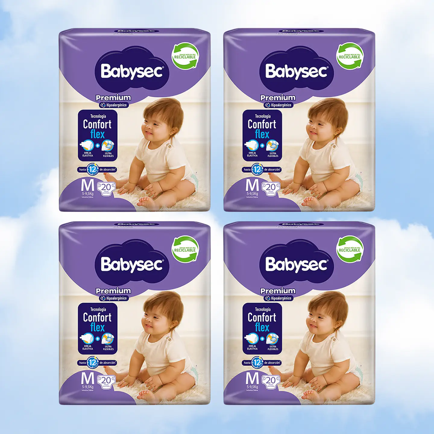 BABYSEC PREMIUM TALLA M - 80 UNIDADES 1