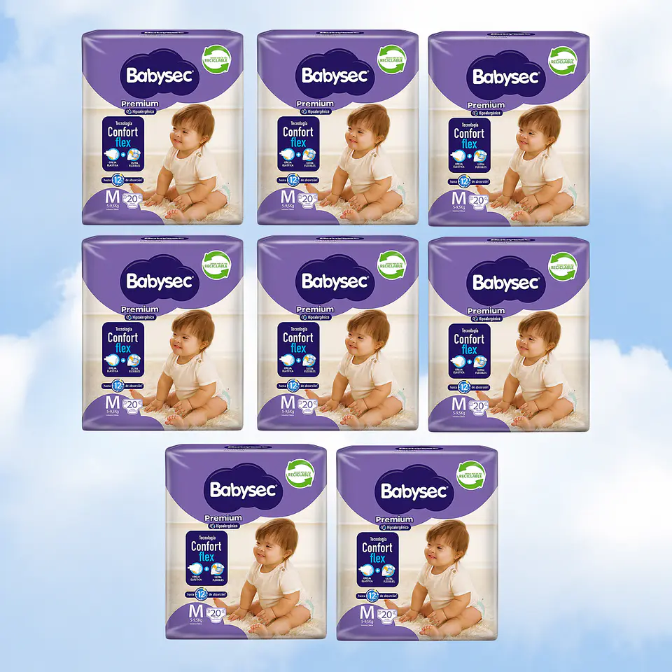 BABYSEC PREMIUM TALLA M - 160 UNIDADES 1