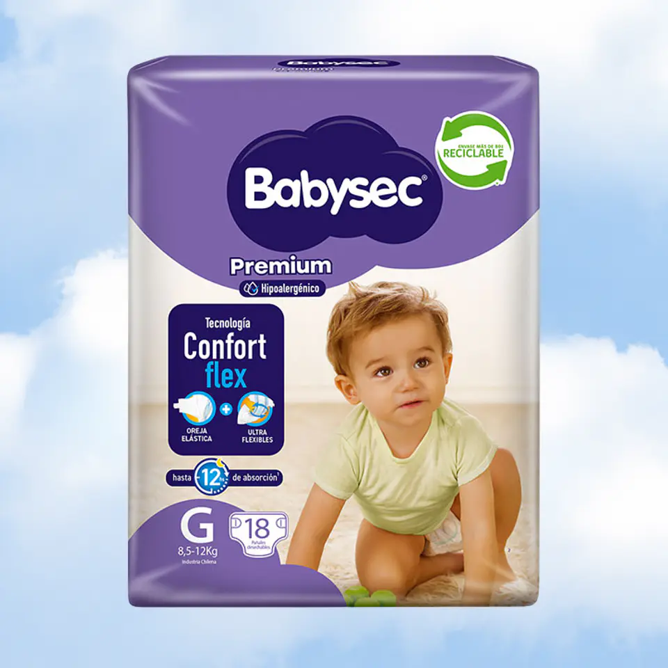 BABYSEC PREMIUM TALLA G - 18 UNIDADES 1