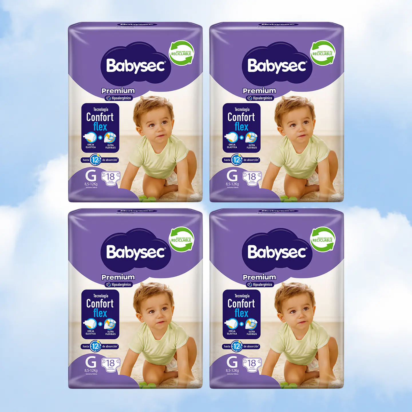 BABYSEC PREMIUM TALLA G - 72 UNIDADES 1
