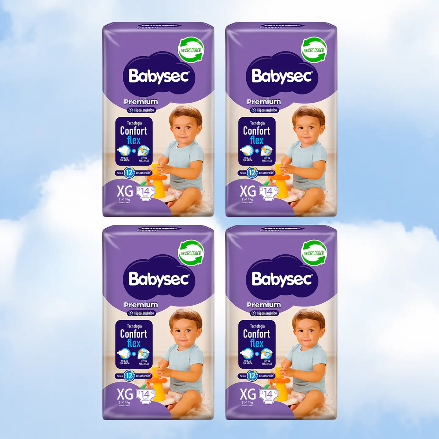 BABYSEC PREMIUM TALLA XG - 56 UNIDADES 1