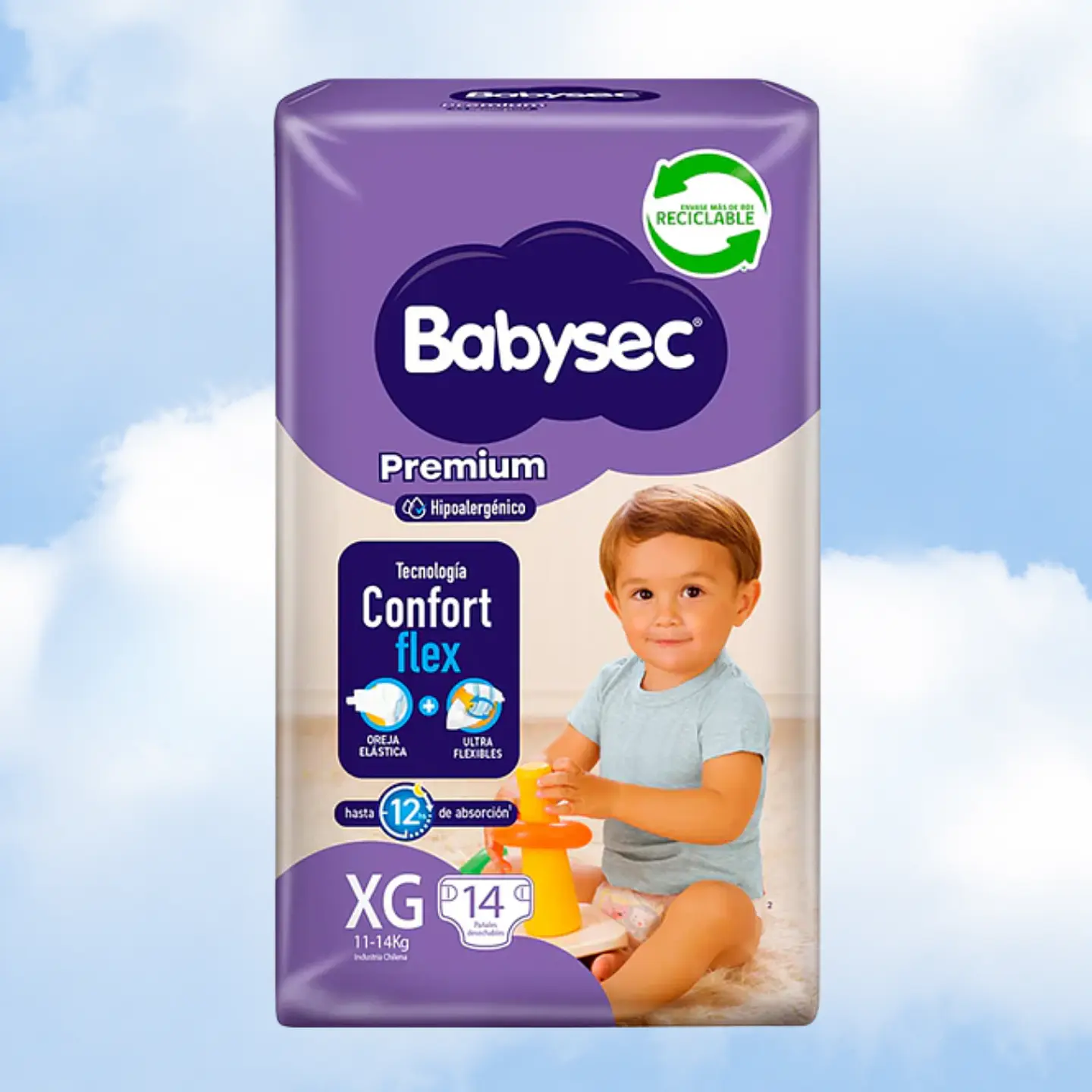 BABYSEC PREMIUM TALLA XG - 56 UNIDADES 2