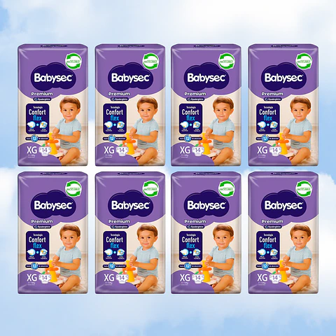 BABYSEC PREMIUM TALLA XG - 112 UNIDADES