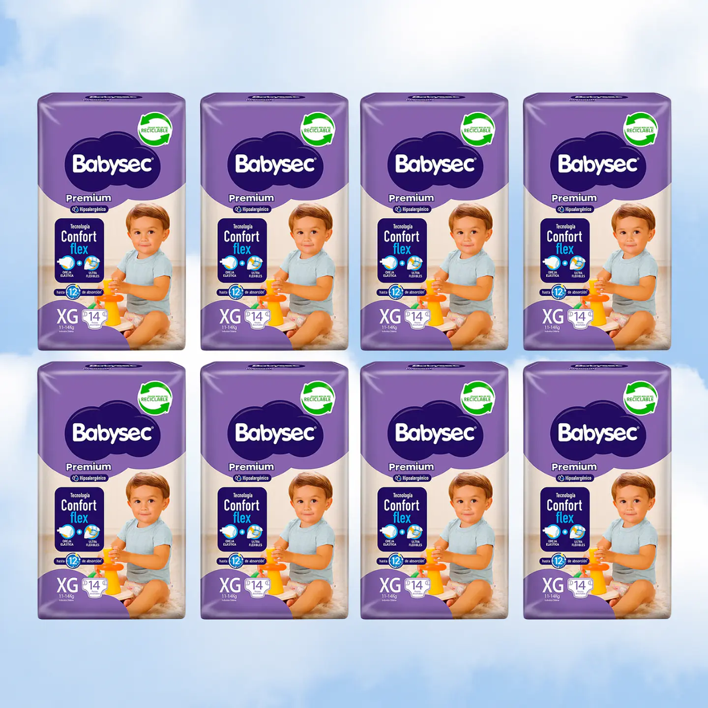 BABYSEC PREMIUM TALLA XG - 112 UNIDADES 1