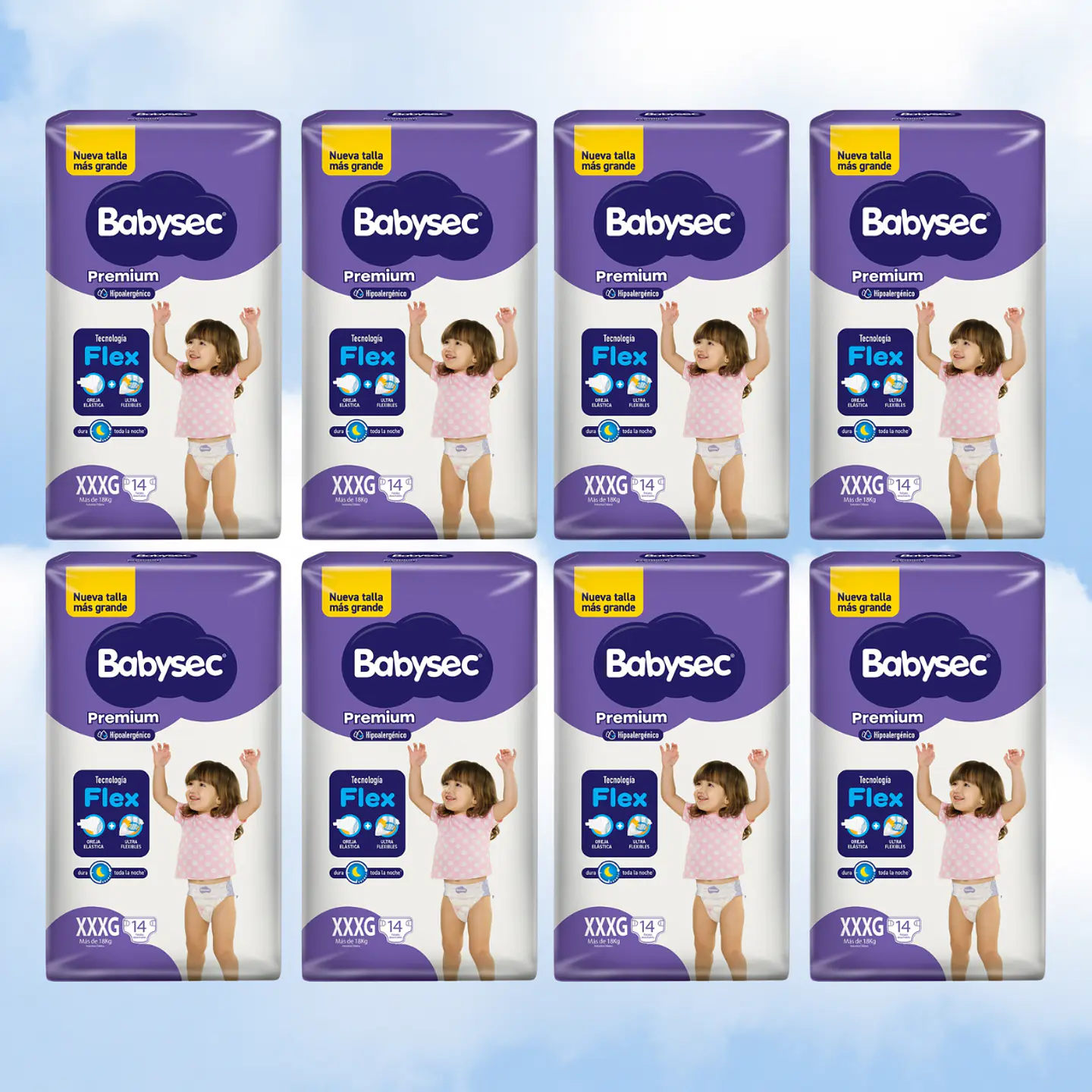 BABYSEC PREMIUM TALLA XXXG - 112 UNIDADES 1