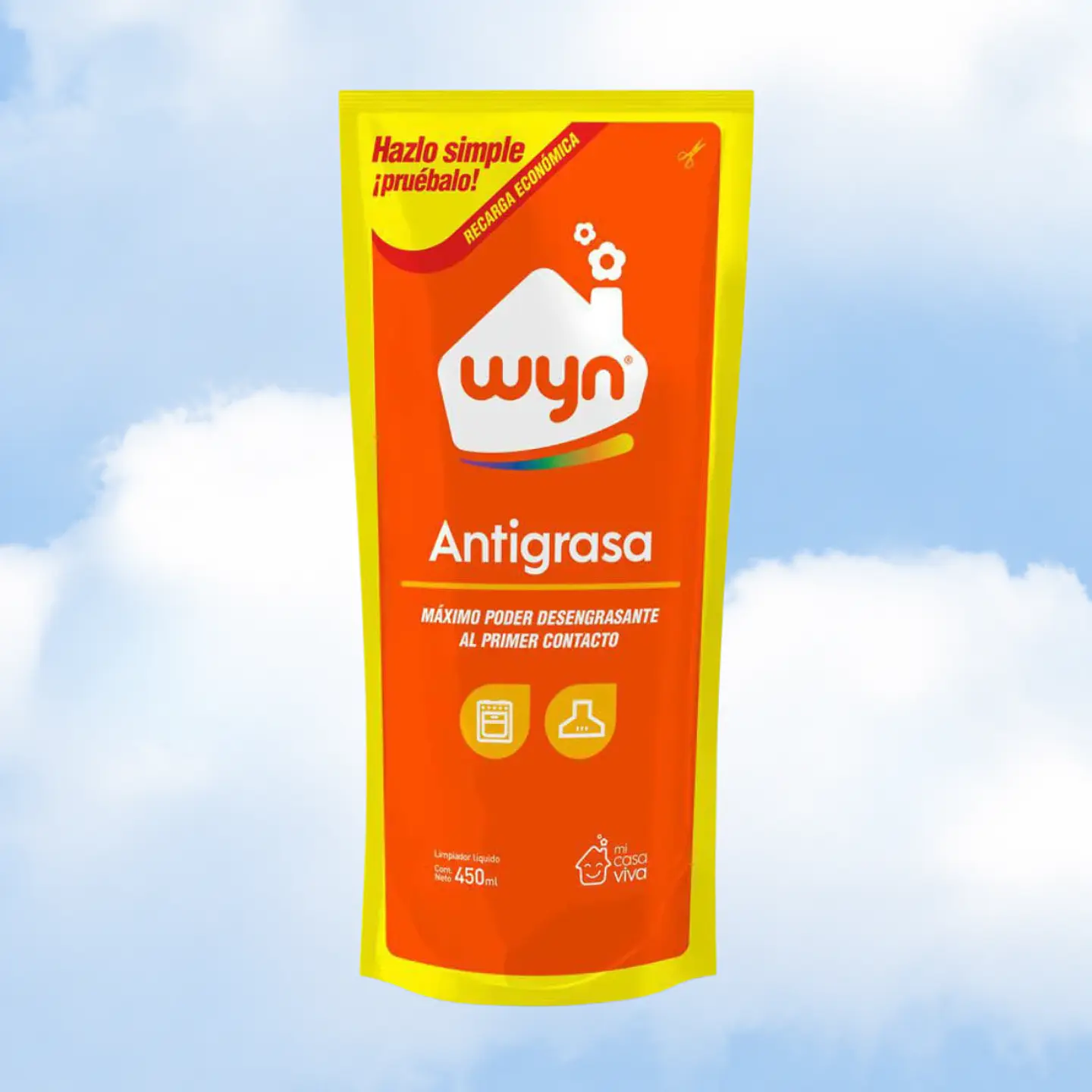 ANTIGRASA RECARGA WYN - 450 ML 1